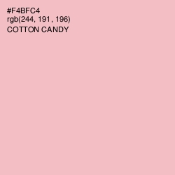 #F4BFC4 - Cotton Candy Color Image